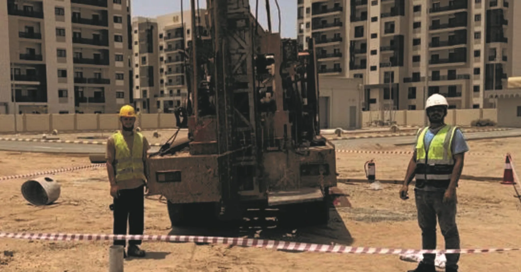 الآبار الارتوازية وتجفيف المياه — من أعمال روائع البناء الجديدة في جدة